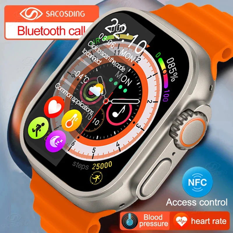 Y80 Ultra Smart Watch With 8 Straps 2.02inch Special Package Smartwatch [free home delivery]