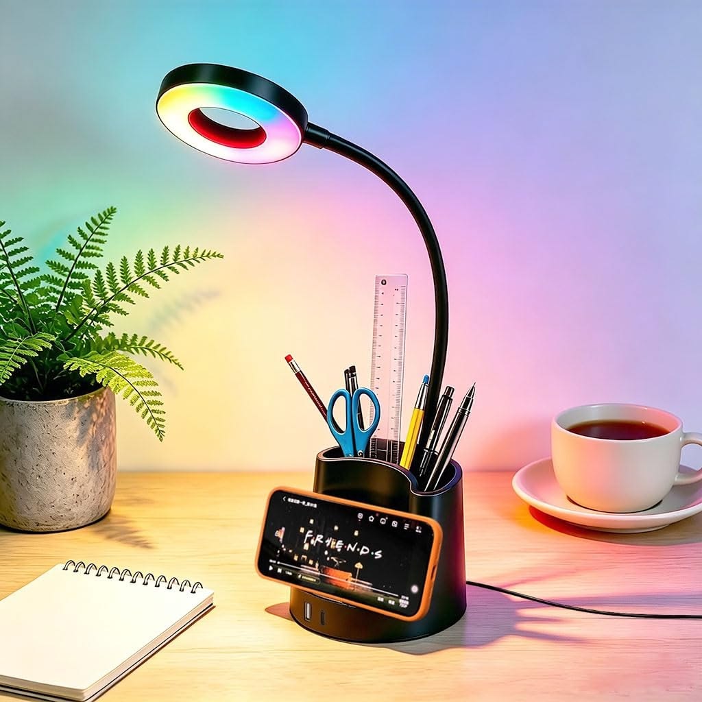 💡 Homefocus RGB LED Desk Lamp – Stylish Lighting for Every Space!