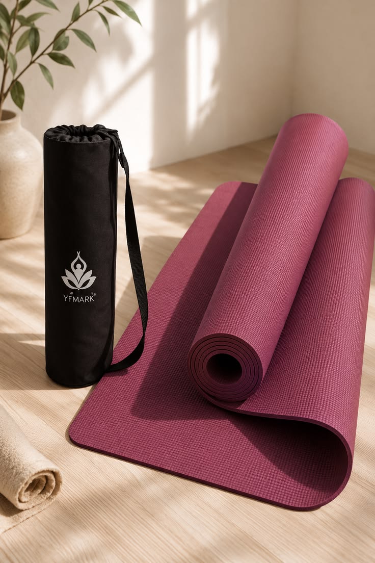 Fitness Exercise Mat for Yoga, Pilates & Stretching