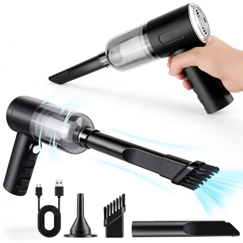 Wireless Car Vacuum Cleaner – Powerful, Portable & Convenient Cleaning!