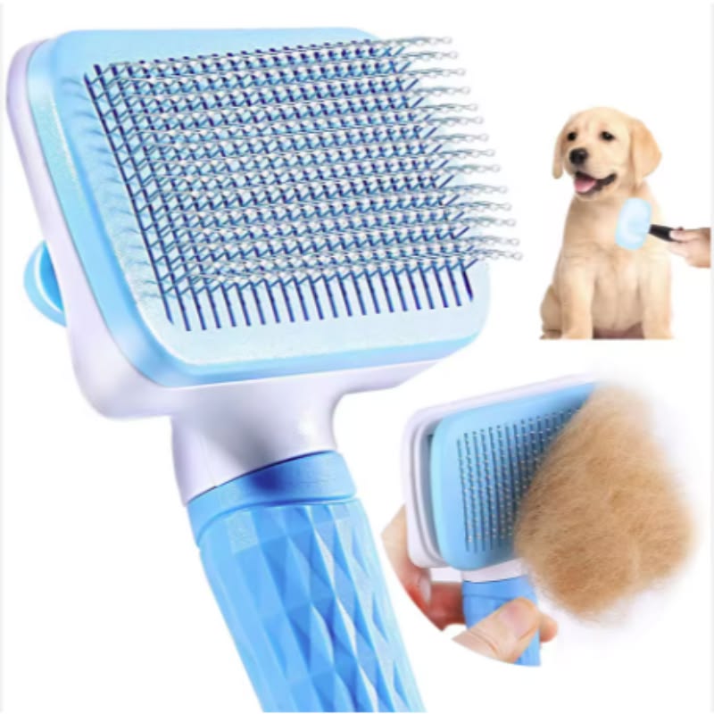Brosse pour chien et chat, peigne auto-nettoyant pour enlever les poils d'animaux, outils de